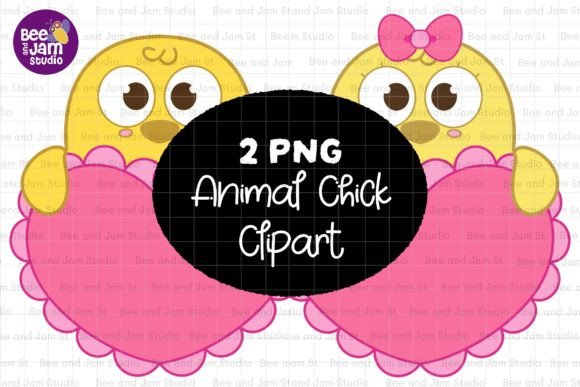 Animal Chick PNG Sublimation Clipart: Versatile, High-Res Art for Creators