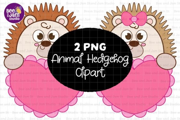 Animal Hedgehog PNG Sublimation Clipart