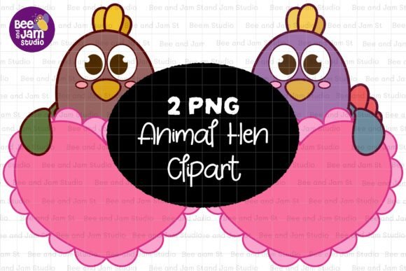 Animal Hen PNG Sublimation Clipart: A Versatile Creative Asset for Every Season and Project