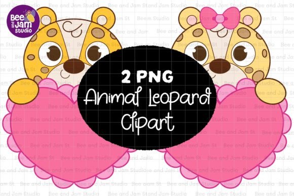 Animal Leopard PNG Sublimation Clipart: A Versatile Design Resource for Crafters and Educators