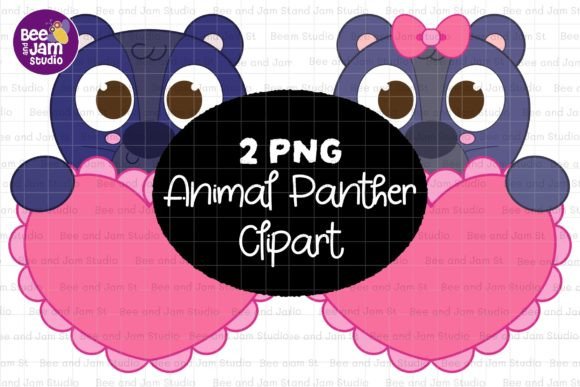 Animal Panther PNG Sublimation Clipart