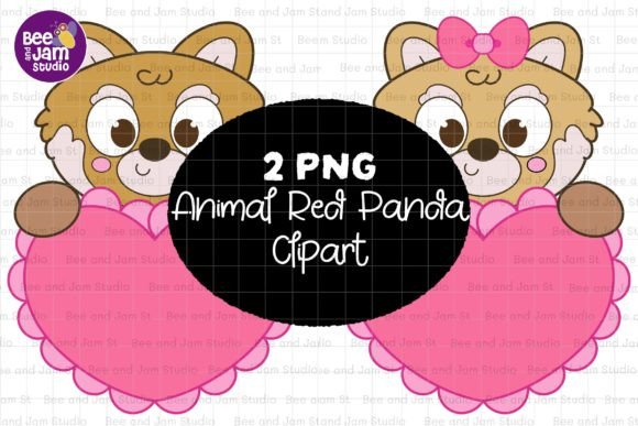 Animal Red Panda PNG Sublimation Clipart: Versatile, High-Res Art for Creators