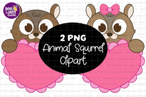 Animal Squirrel PNG Sublimation Clipart: Versatile, High-Resolution Art for Creators