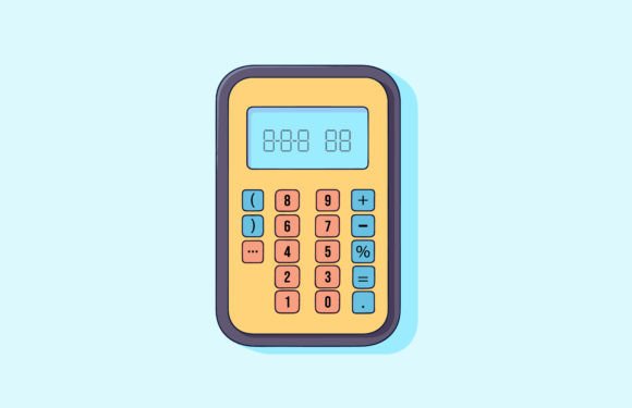 Calculator Vector Flat Illustration