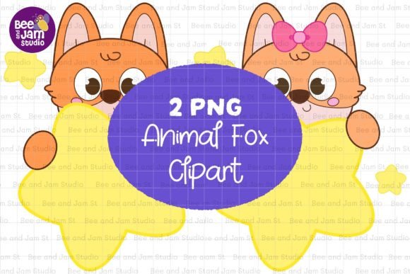 Fox for Mother Father PNG Sublimation