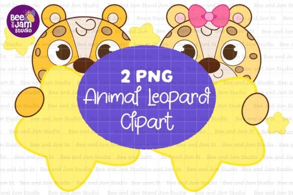 Leopard Mother Father PNG Sublimation: Versatile, High-Quality Clipart for Real Creative Work