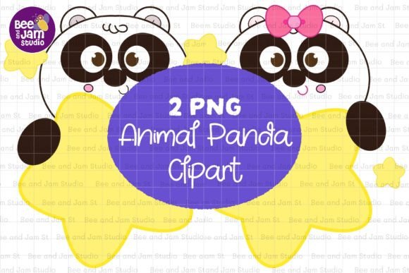 Panda for Mother Father PNG Sublimation
