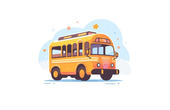 School Bus Vector Flat Illustration: A Practical Asset for Modern Design Workflows