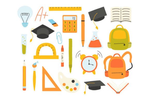 Set of School Items: A Practical Guide for Educators, Parents, and Designers