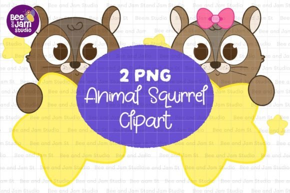 Squirrel Mother Father PNG Sublimation Bundle: Versatile, High-Resolution Clipart for Every Creative Project